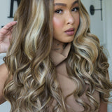 Lace Front Amanda Mechada Loira 13x4