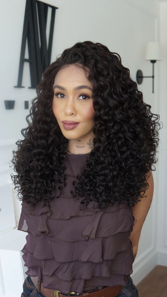 Lace Front Cibele Castanho Natural 13x4