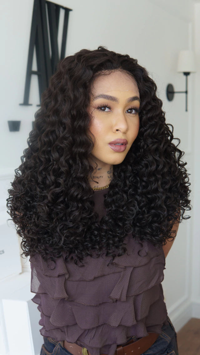 Lace Front Cibele Castanho Natural 13x4