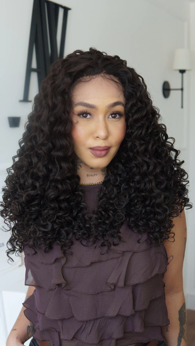 Lace Front Cibele Castanho Natural 13x4