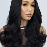 Lace Front Cristal Castanho Escuro 13x3
