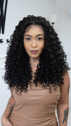 Lace Front Cibele Castanho Escuro 13x4