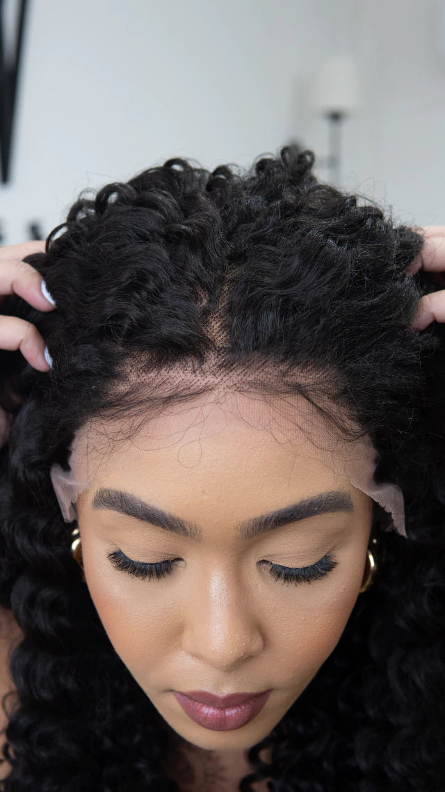 Lace Front Cibele Castanho Escuro 13x4