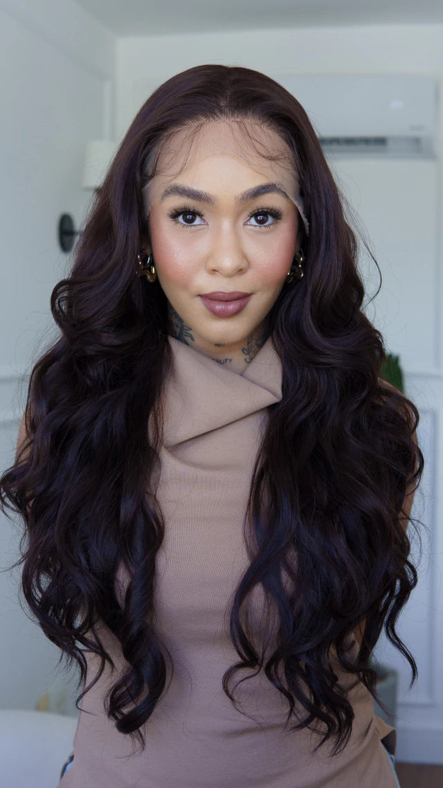 Lace Front Elana Castanho Natural 13x6