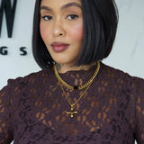 Lace Front Joana Castanho Escuro 13x4