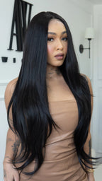 Lace Front Bárbara Castanho Escuro 13x4
