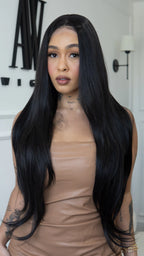 Lace Front Bárbara Castanho Escuro 13x4