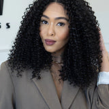 Lace Front Aila Castanho Escuro 13x3