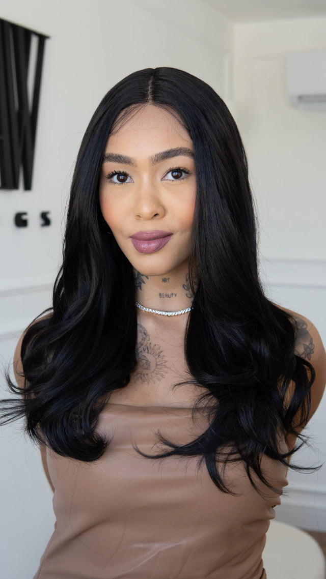 Lace Front Lara Castanho Escuro