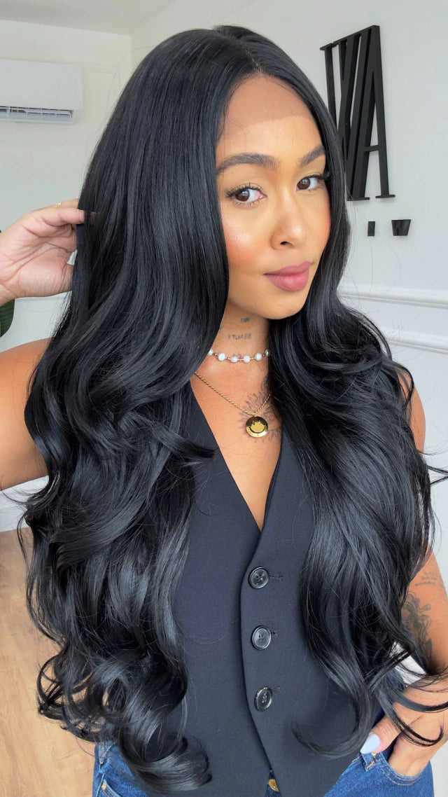 Lace Front Melanie Preta 13x4