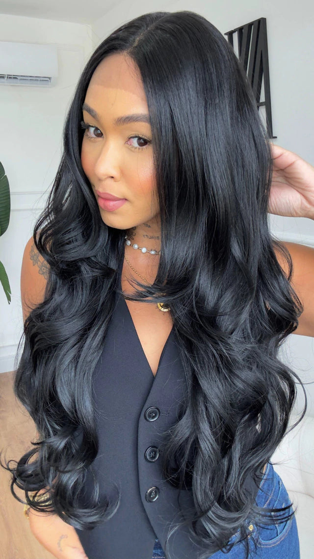 Lace Front Melanie Preta 13x4