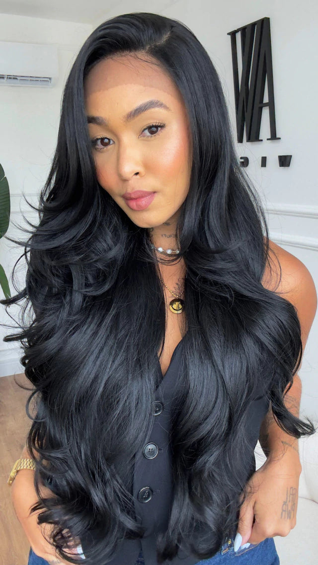 Lace Front Melanie Preta 13x4
