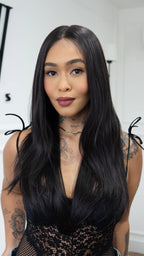 Lace Front Milena Castanho escuro 13x6