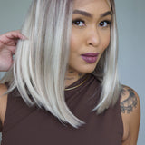 Lace Front Rita Platinada 13x6