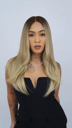 Lace Front Roberta Média Loira 13x6