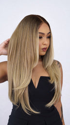 Lace Front Roberta Longa Loira 13x6
