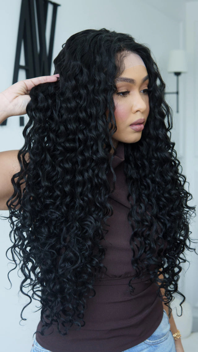 Lace Front Tamara Castanho Escuro 13x4