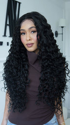 Lace Front Tamara Castanho Escuro 13x4