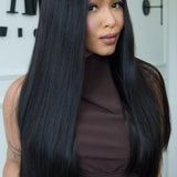 Lace Front Vânia Castanho Escuro